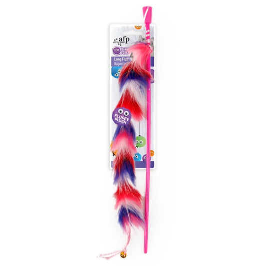 AFP Long Fluff Wand Red Cat & Dog Toy pet product in Qatar