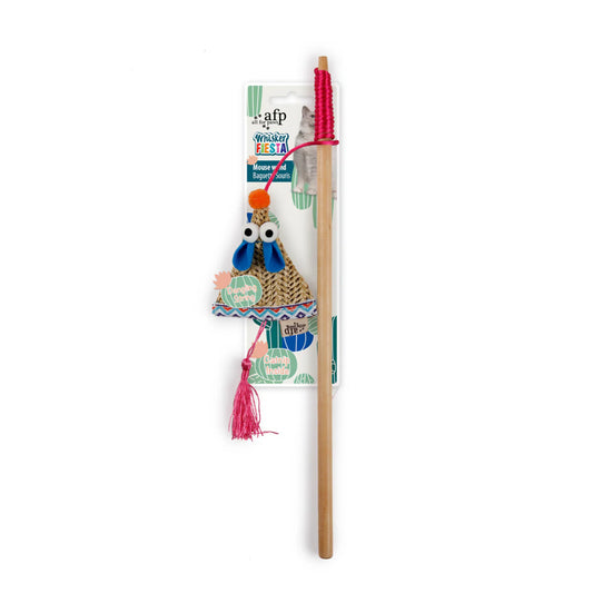 AFP Whisker Fiesta Mouse wand Dog & Cat Toy pet product in Qatar