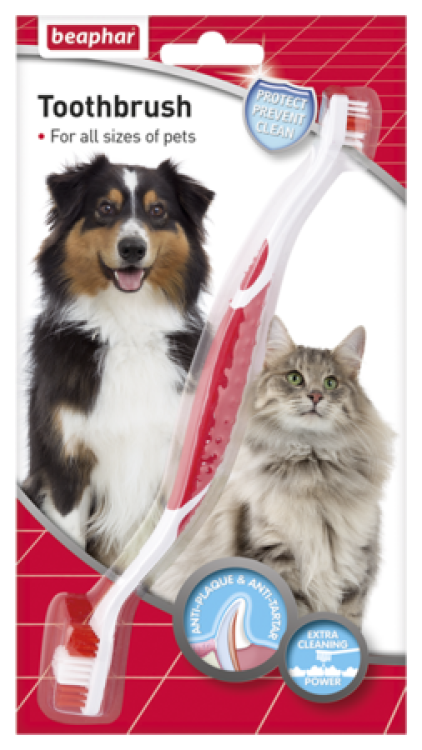 Beaphar Toothbrush for Dogs & Cats pet product in Qatar