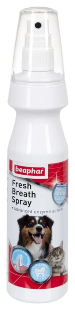 Beaphar Pet Fresh Breath Spray for Cat & Dog 150 Ml pet product in Qatar
