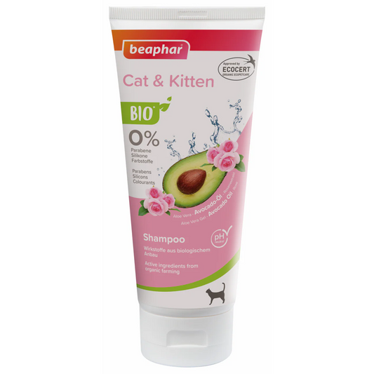 Beaphar Bio Cosmetic Cat Shampoo 200 ml pet product in Qatar