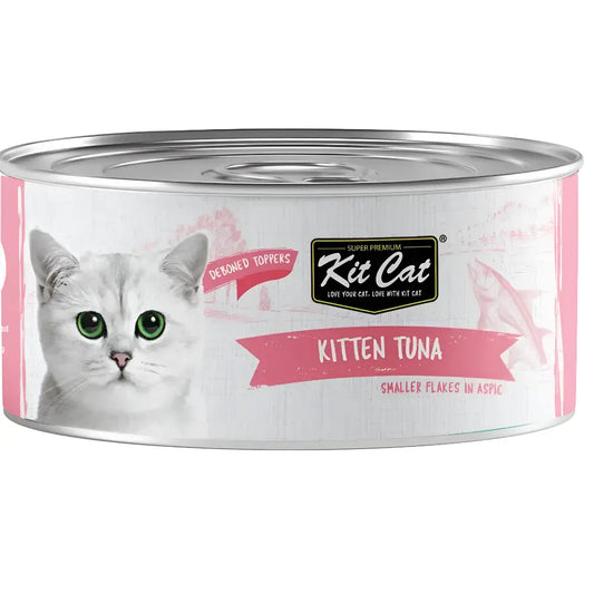 Kit Cat Kitten Tuna Flakes Aspic Cat Wet Food 80g pet product in Qatar