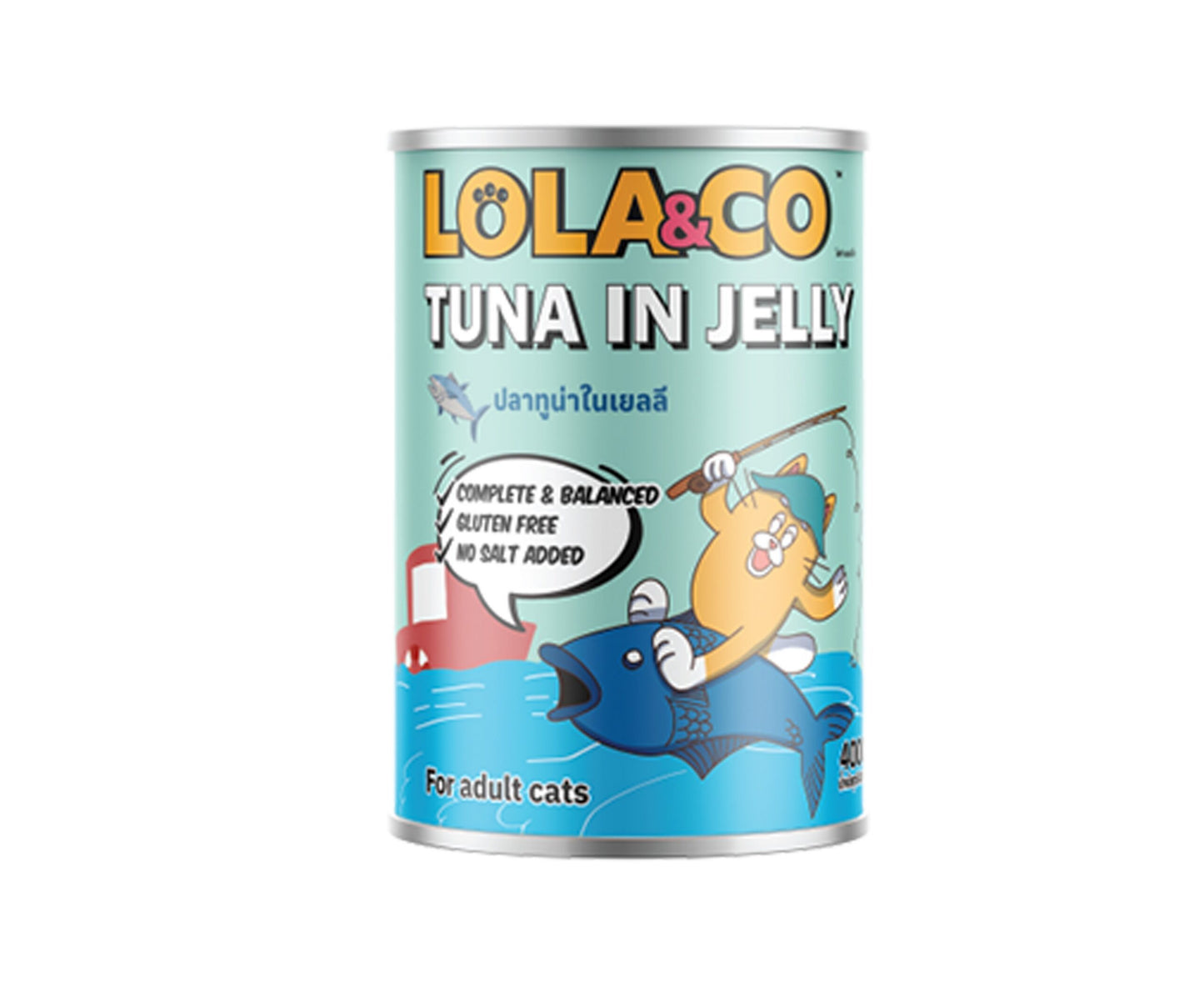 Lola & Co Tuna in Jelly Cat Wet Food Can 400g pet product in Qatar