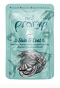 Pramy Skin & Coat Tuna topping Shrimp and Scallop in Jelly 70g pet product in Qatar