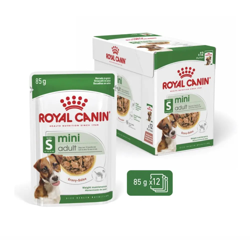 Royal Canin Nutrition Mini Adult Dog Wet Food Pouches 85g pet product in Qatar