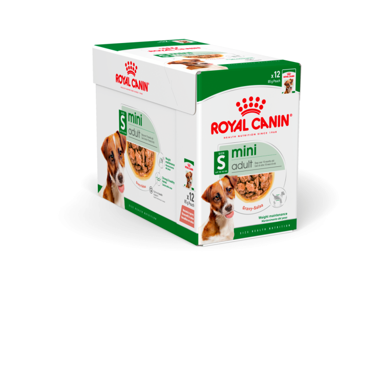 Royal Canin Mini Ageing Gravy Wet Food Pouches 85g pet product in Qatar