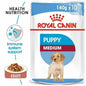 Royal Canin Medium Puppy Wet Food Pouches 140g pet product in Qatar