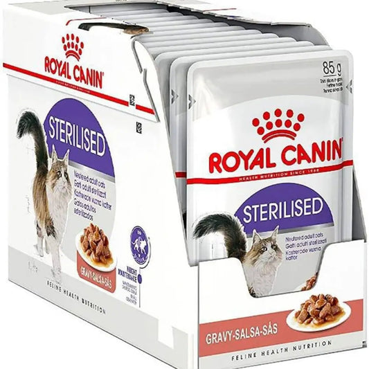 Royal Canin Sterilized Gravy Cat Wet Food 85g pet product in Qatar