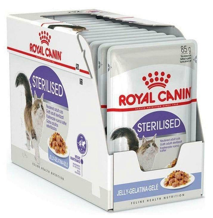 Royal Canin Sterilised Jelly Cat Wet Pouches 85g x 12 pet product in Qatar