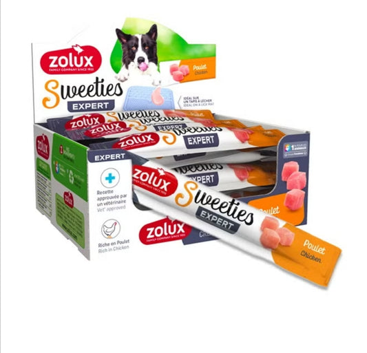 Zolux Sweeties Creamy Chicken Dog Treats 48Pcs Pack pet product in Qatar