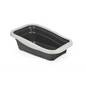 Nella Cat Litter Tray with Frame Grey 58 x 37.5 x 18 cm pet product in Qatar
