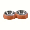 Stainless Steel Double Cat Bowl